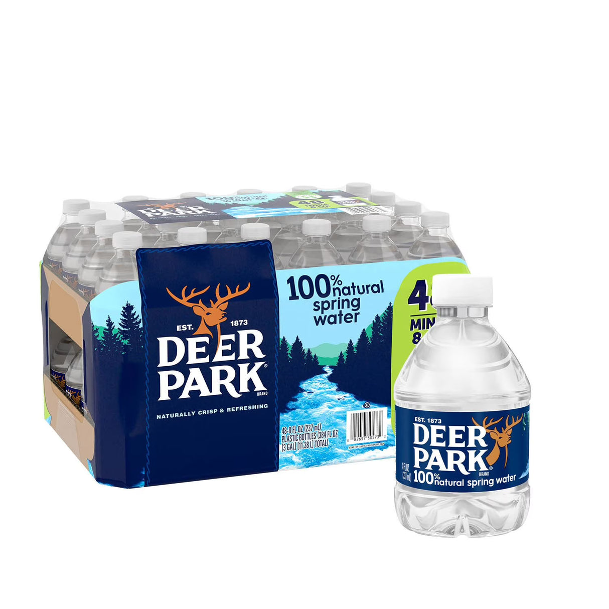 Deer Park 100% Natural Spring Water 8 fl. oz., 48 pk