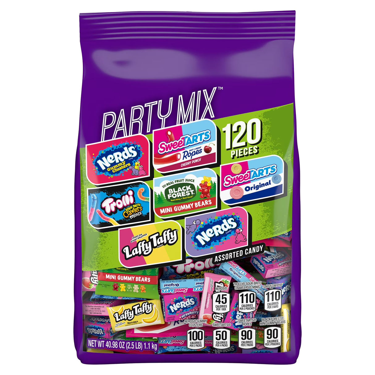 Ferrara Assorted Party Mix, Variety Mix Bag, 40.9 oz, 120 pcs