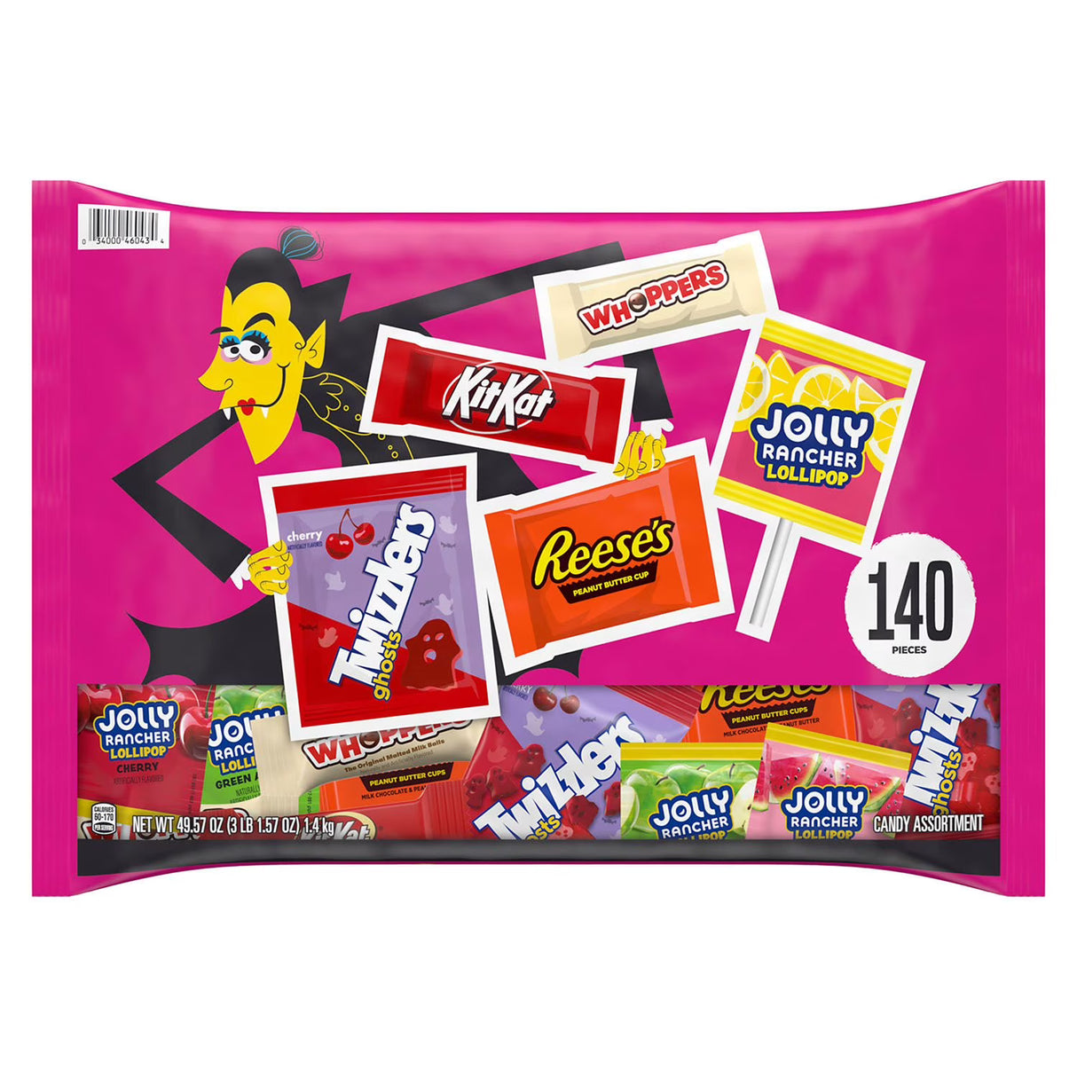 HERSHEY'S Variety Pack Halloween Candy, 140 pcs.