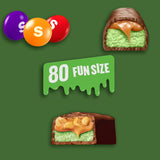 Mars Ghoulish Green, Halloween Variety Pack Candy, Fun Size, 80 pcs.