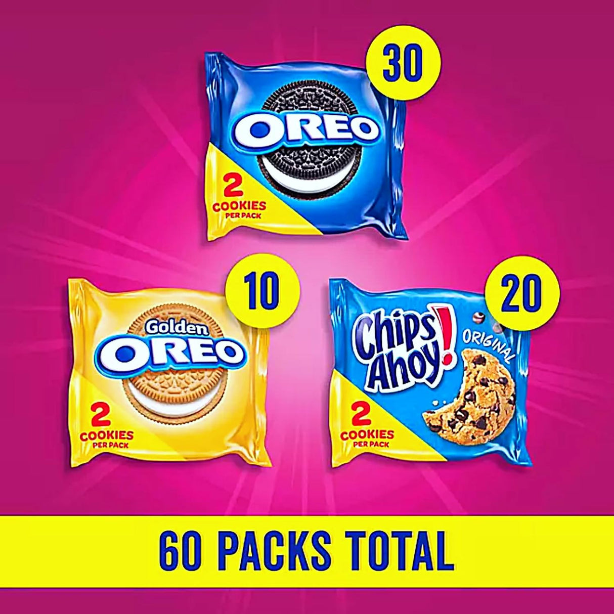 Nabisco Sweet Treats Variety Pack - (60PC)