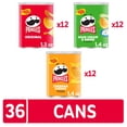 Pringles Potato Crisps, Grab N’ Go Variety Pack Chips, 36 pk.