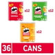 Pringles Potato Crisps, Grab N’ Go Variety Pack Chips, 36 pk.