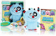 blue Snuggle Monster with book