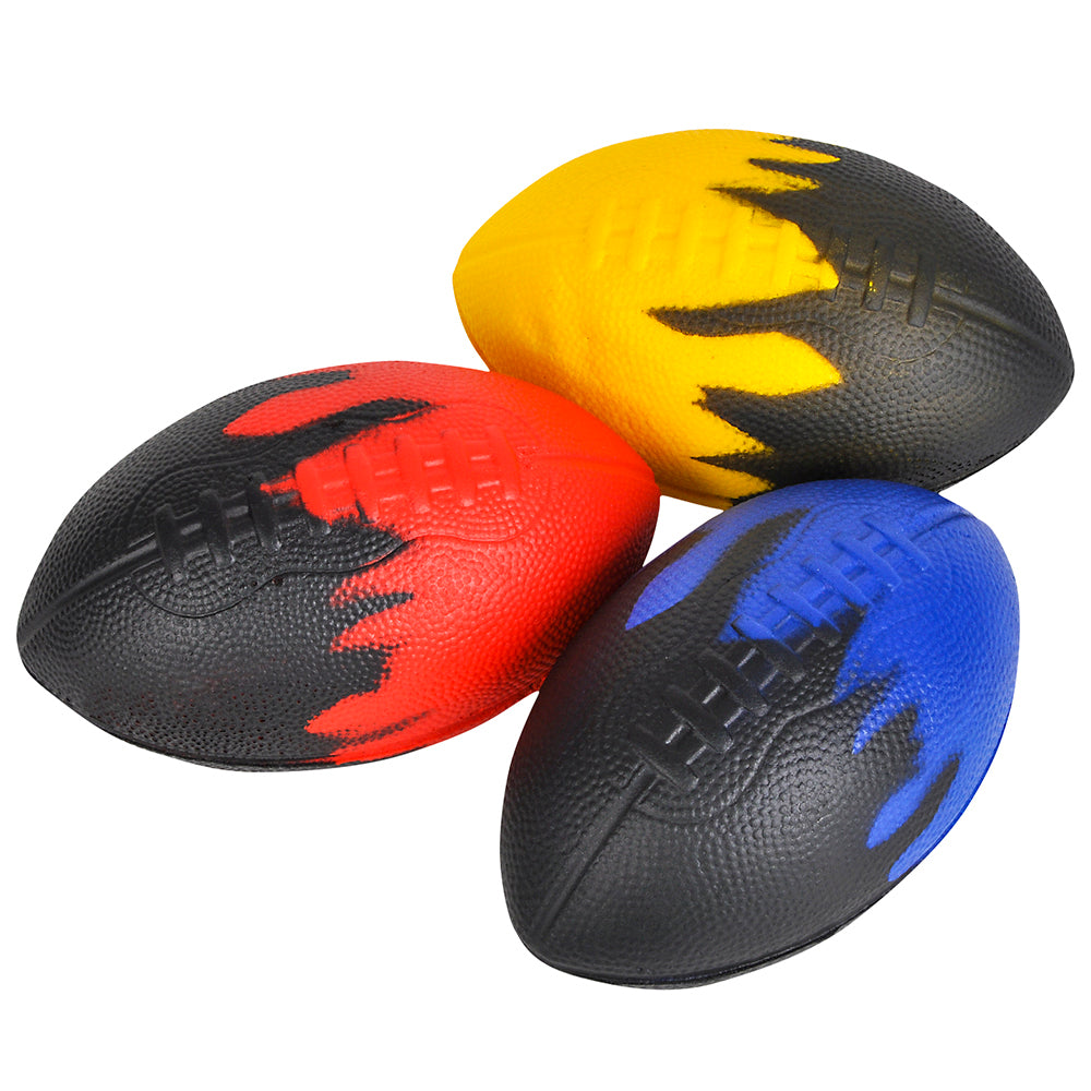 8" Foam Flame Football - (1PC)