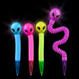 Pop Tube Alien Pen - 8.5" (12PC)