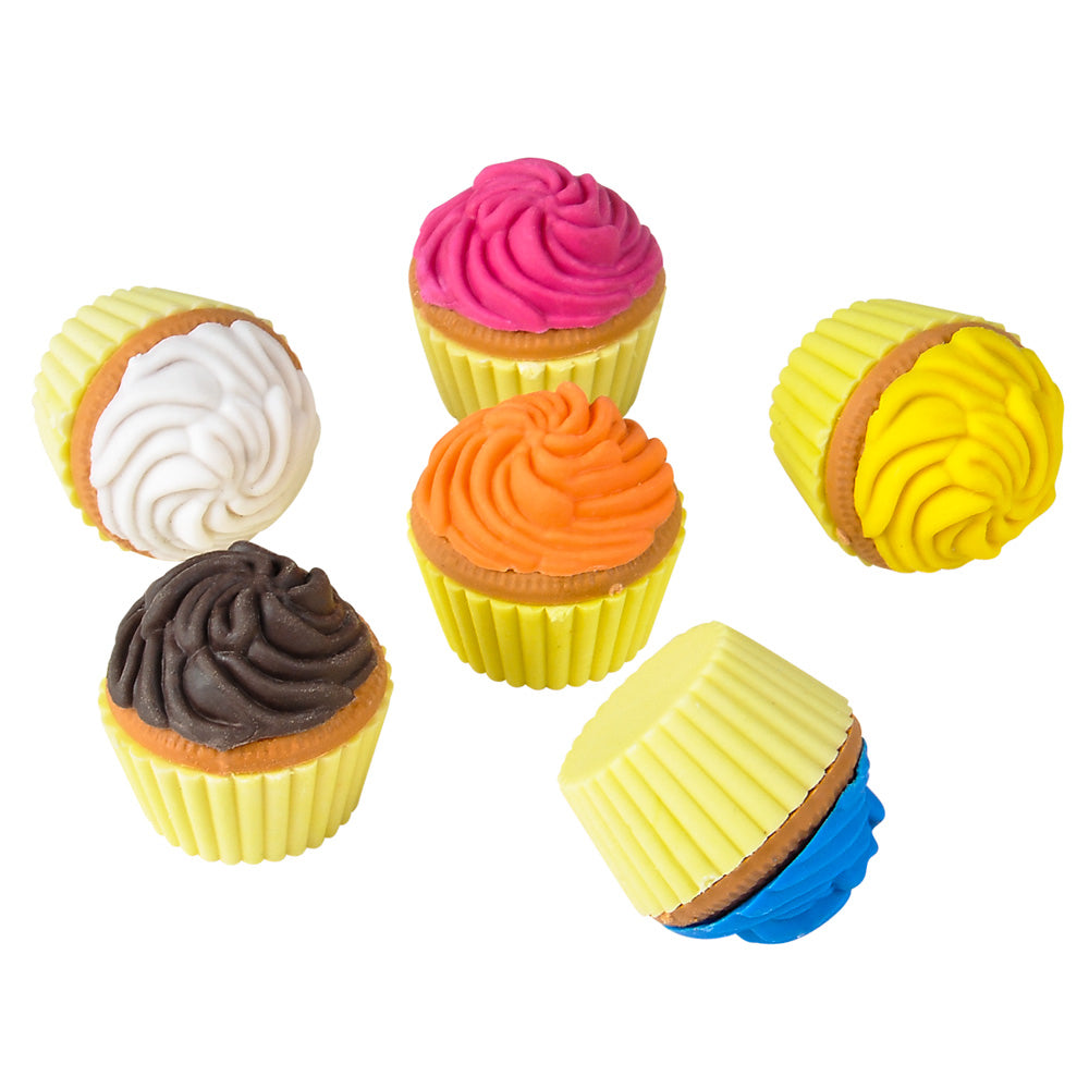 Scented Cupcake Erasers -  (24PC)