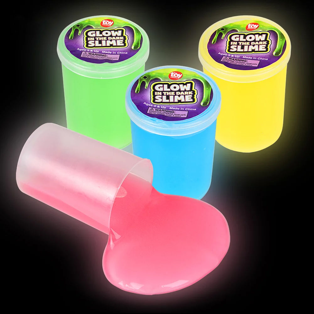 Glow In Dark Slime 12 PC