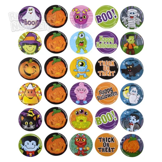 Halloween Roll Sticker Asst 500pcs/Unit