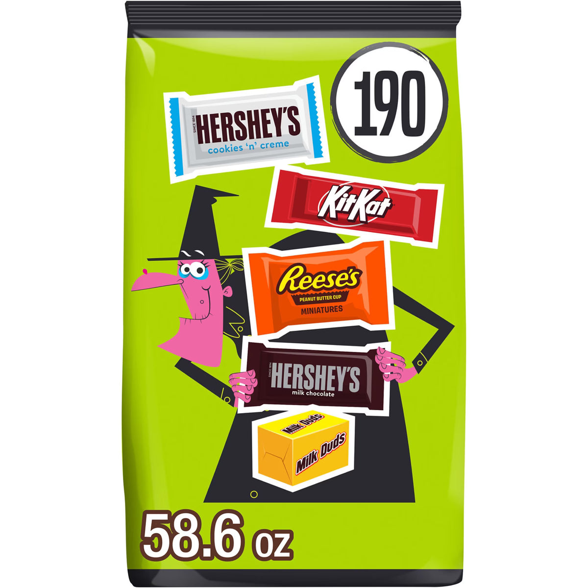 HERSHEY'S Halloween Miniatures Chocolate Candy, Variety Pack, 190 pcs