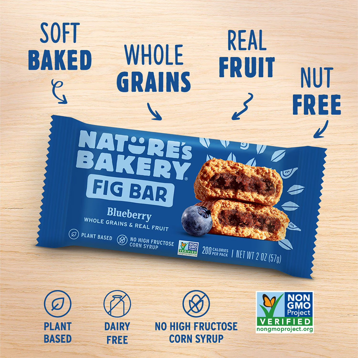 Nature's Bakery Fig Bars, Variety Pack, 2 oz., 32 ct.