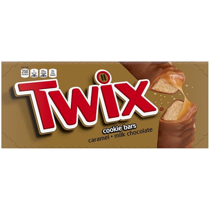 TWIX Twix Caramel Cookie Chocolate Candy Bars, Full Size, 1.79 oz., 36 pk.